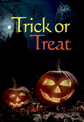 Morigins Jack Pumpkin Scary Halloween Double Sided Decorative House Flag 28"x40"