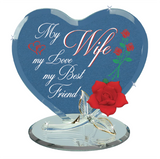 Romantic Rose Figurine My Wife, My Love, My Best Friend Gift