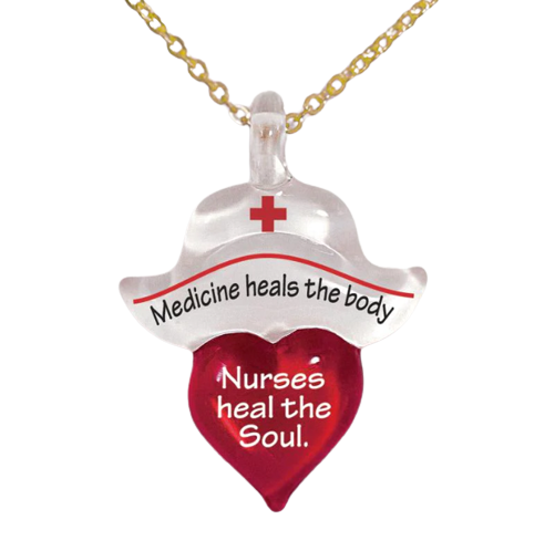 Nurse Necklace, Nursing Student, Medical Student Graduation Gift, Handmade Jewelry, Gift for Her, Nurse Retirement Gift