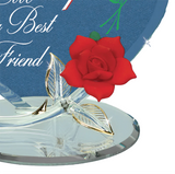 Romantic Rose Figurine My Wife, My Love, My Best Friend Gift