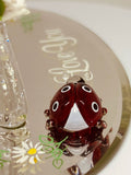 Mom I Love You Ladybug Figurine | Handcrafted Glass Gift for Mom