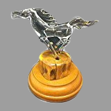 Running Mustang Horse on Manzanita Wood Base ~ MB2 5144