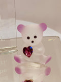 Daddy’s Little Girl Bear Glass Figurine | Handcrafted Gift for Daughter