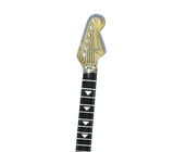 Vintage Black Guitar Figurine Handcrafted Glass Gift for Music Lovers