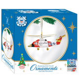 U.S. Coast Guard Jayhawk Helicopter Ornament Handcrafted Military Holiday Gift