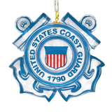 U.S. Coast Guard Glass Ornament Military Christmas Gift Official Licensed Keepsake