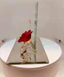 Rose "One I Love" Glass Figurine | Handcrafted Romantic Gift