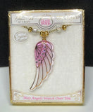 Pink Angel Wings Necklace, Handcrafted Wings Pendant, Best Gift for Her
