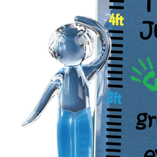 Glass Baron Son Growth Chart Figurine