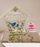 Mother’s Love Glass Rose Figurine | Handcrafted Gift with 22Kt Gold