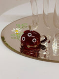 Mom I Love You Ladybug Figurine | Handcrafted Glass Gift for Mom