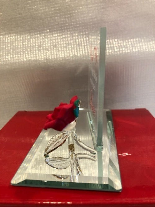 Glass Baron Rose My True Love Figurine with 22kt Gold Accents
