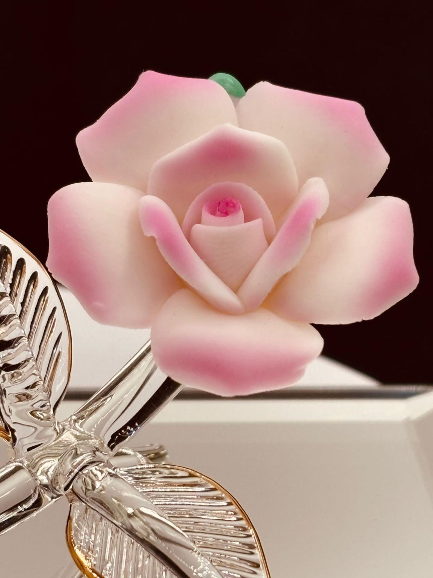 “I’m Blessed” Rose Figurine | Mom Appreciation Glass Gift Décor