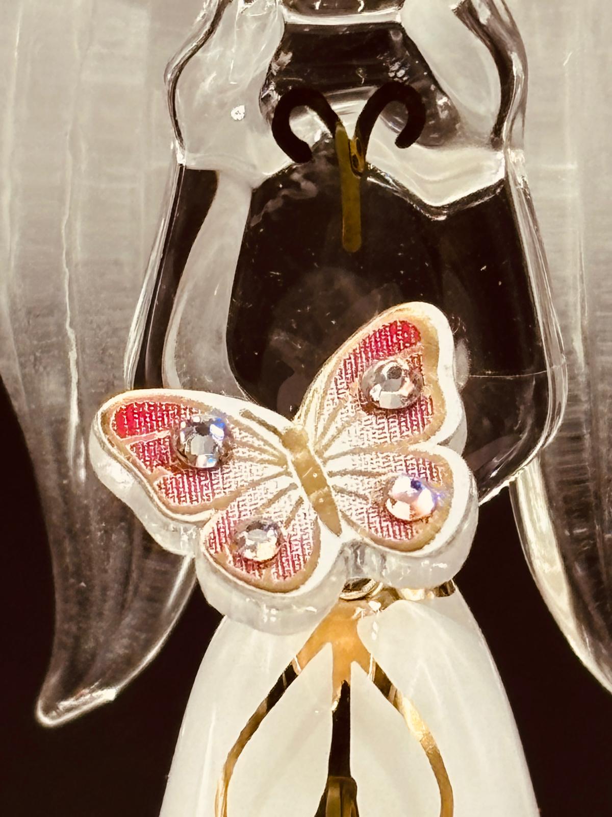 So Blessed Friend Angel Figurine | Glass Friendship Gift with Message