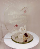 Swan Soul Mate Figurine | Handcrafted Glass Gift for Wife or Anniversary
