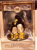 Penguin and Baby Glass Figurine in Keepsake Box Cute Animal Gift
