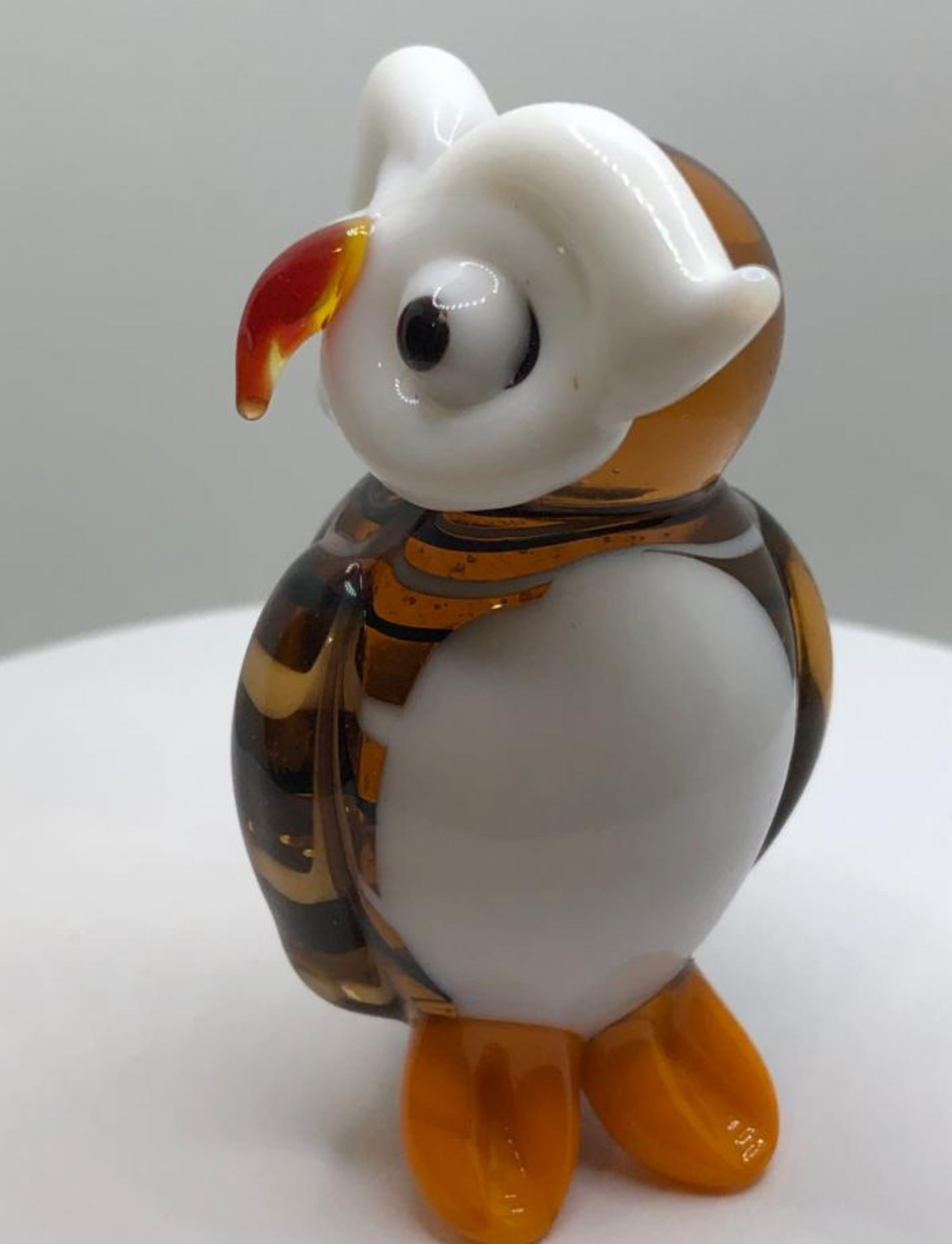 Milano Owl Art Glass Animals Handcrafted Collectible Figurine