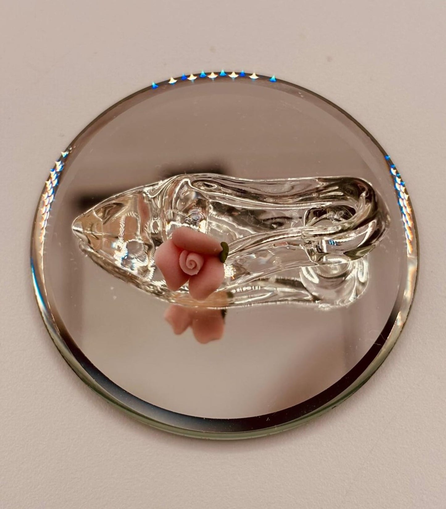 Cinderella Glass Slipper Collectible | Fairy Tale Display Figurine Décor