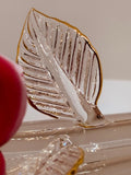 Red Rose Forever My Love Figurine with 22Kt Gold and Mirrored Base