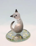 Siamese Cat Glass Figurine Cute Gift for Cat Lovers