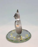 Siamese Cat Glass Figurine Cute Gift for Cat Lovers