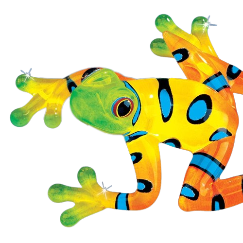 Glass Baron Rain Forest Frog Collectible Figurine