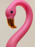 Flamingo Figurine Tropical Glass Bird Collectible Home Decor Gift