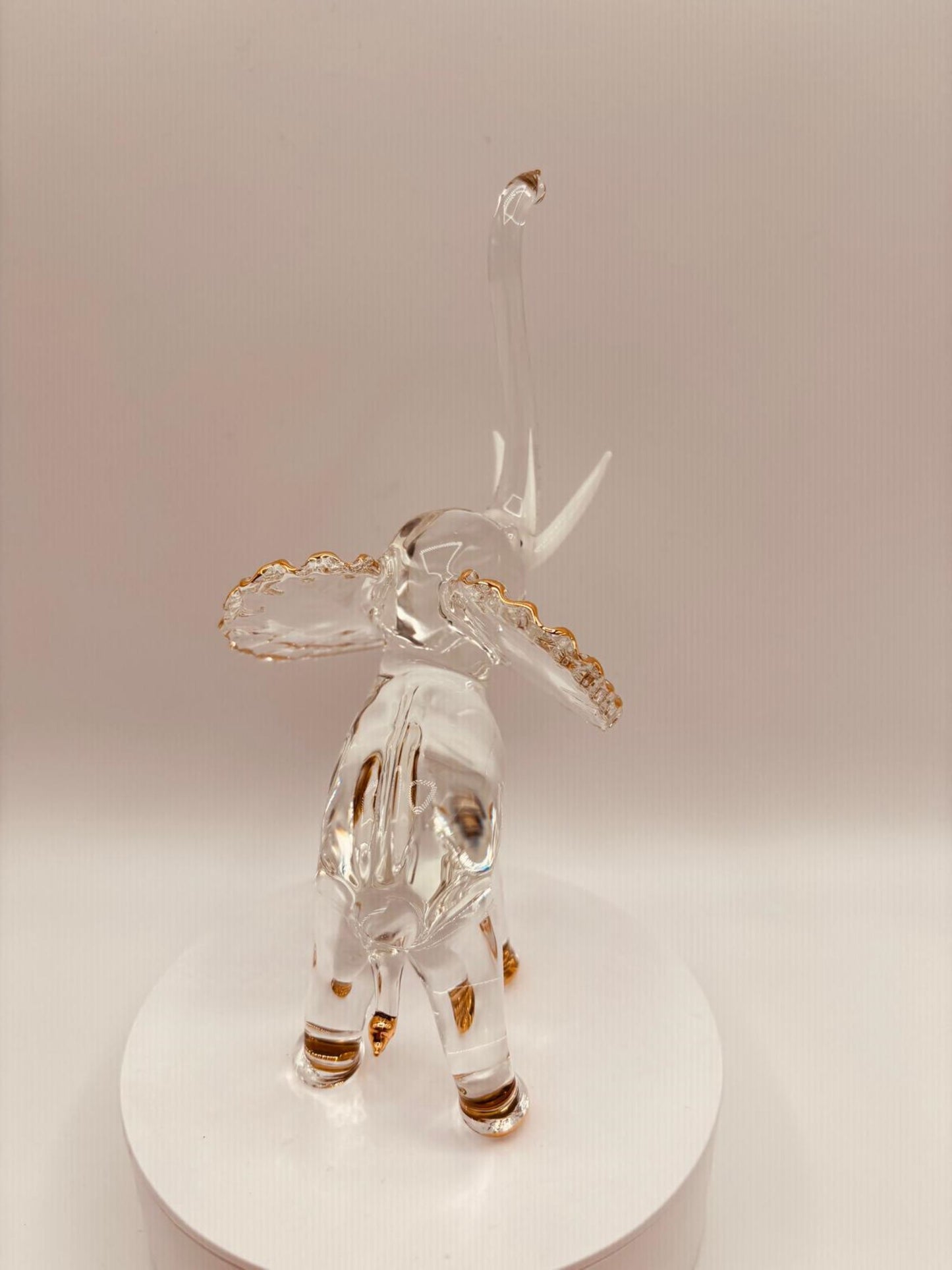 Glass Elephant Figurine Gift | Lucky Elephant Decor Good Luck Gift