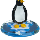 Mini Glass Penguin Figurine Cute Handcrafted Animal Gift