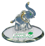 Glass Elephant Figurine, Elephant Home Decor, Mother's Day gift, Handmade Decor, Summer Elephant Gift