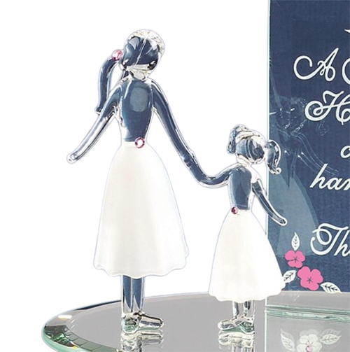 Mother and Child Figurine, Christmas Gift for Mom, Handcrafted Gift Mother's Day, Handmade Home Decoration