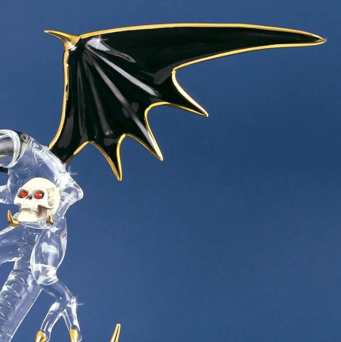Glass Baron Skull Crusher Dragon Figurine