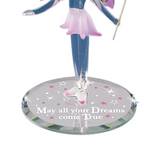 Dreams Come True Fairy Handcrafted Glass Figurine with Message