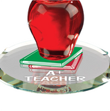 A+ Teacher Glass Figurine – Handcrafted Gift for Teachers