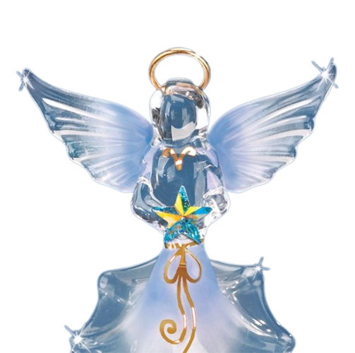 Glass Baron Angel with Star Collectible Figurine