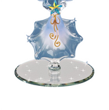 Angel with Star Handcrafted Glass Figurine Gift of Faith