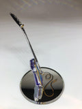 Classic Purple Haze Glass Guitar Wood Grain Look Music Decor Figurine