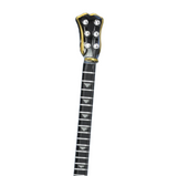 Classic Cherry Burst Glass Guitar Figurine Music Gift with Crystals & Gold
