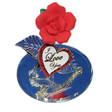 Red Rose Figurine, I Love You Gifts for Wife, Girlfriend, Mom, Romantic Gift for Her, Anniversary Gifts