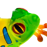 Handcrafted Glass Spotted Frog Figurine Small Cute Frog Decor