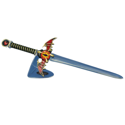 Handcrafted Sword Dragon Glass Figurine, Sword Dragon Decor, Holiday Gift