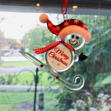 Snowman Ornament, Christmas Decor, Holiday Gift for Family