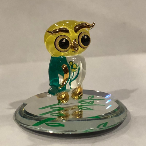 Handcrafted Owl Figurine, Owl Statue, Home Decor, Bird Figurine, Mother's day Gift, Gift for Owl Lovers