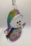 Mom Snowman Christmas Ornament, Handmade Holiday Decor Ornament, Home Decor Gifts