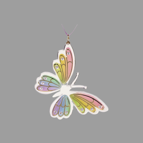 Glass Baron Butterfly Ornament