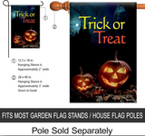 Morigins Jack Pumpkin Scary Halloween Double Sided Decorative House Flag 28"x40"