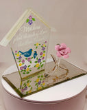 Mother’s Love Glass Rose Figurine | Handcrafted Gift with 22Kt Gold