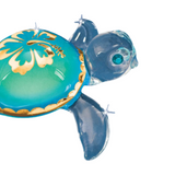 Aloha Sea Turtle Glass Figurine Handcrafted Ocean-Inspired Decor