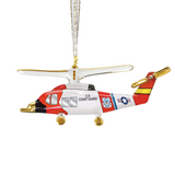 U.S. Coast Guard Jayhawk Helicopter Ornament Handcrafted Military Holiday Gift