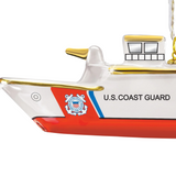 U.S. Coast Guard Cutter Ornament Handcrafted Military Glass Keepsake